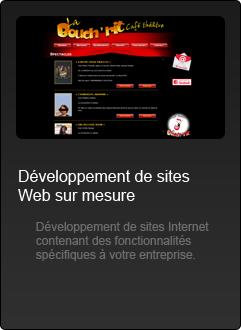 Sites Internet - Developpement Web Sur Mesure